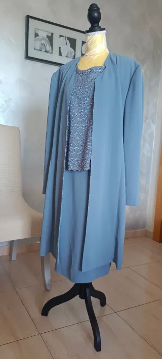 Vestido/Cárdigan Boda Madrina Talla 50/52