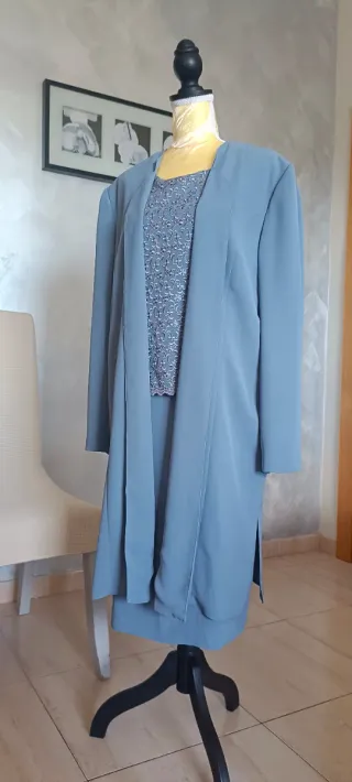Vestido/Cárdigan Boda Madrina Talla 50/52
