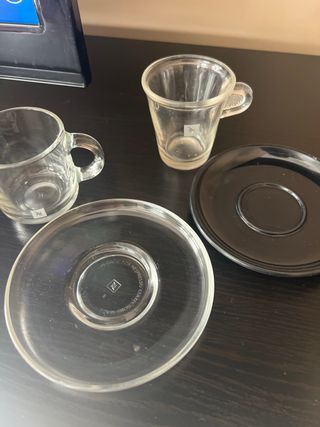 Set 2 Tazas Café Nespresso Vidrio
