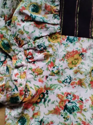 Camisa Custo Barcelona floral manga corta