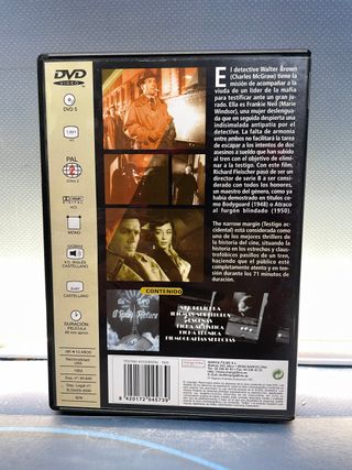 DVD, the narrow margin, testigo accidental