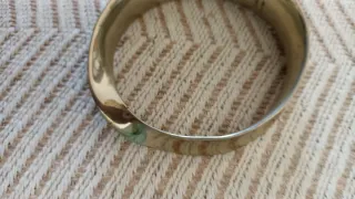 3 Brazaletes Aros Plateados