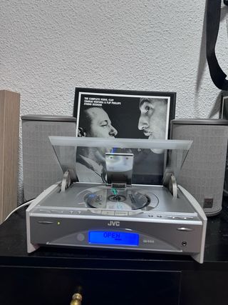 Reproductor CD JVC Plata/Negro