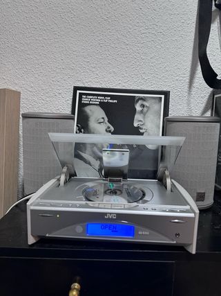 Reproductor CD JVC Plata/Negro