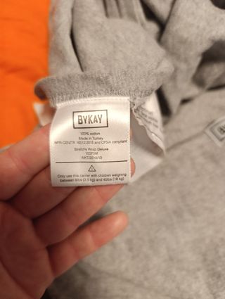 Portabebés ergonómico 100% algodón bykay