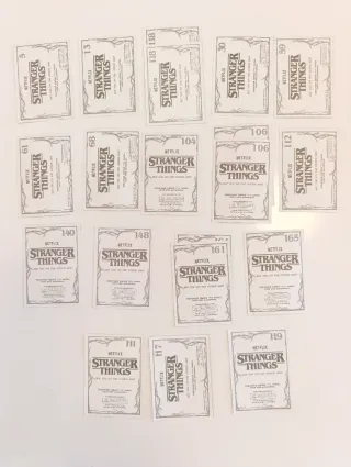 Cromos Stranger Things Panini