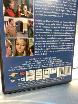 DVD, LAS CIERVAS (Claude Chabrol, 1968)