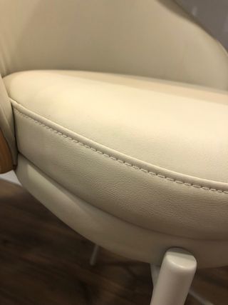 Taburetes de barra beige y madera (3 unidades)