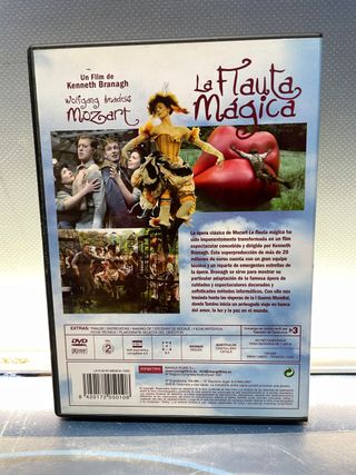 DVD, La flauta mágica. Kenneth Branagh