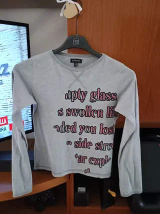 Maglietta OVS grigia con stampa