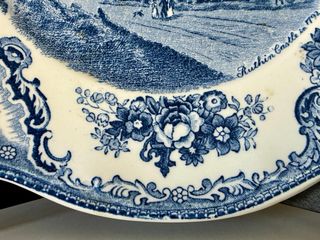 🇬🇧 Johnson Brothers bandeja Azul y Blanca