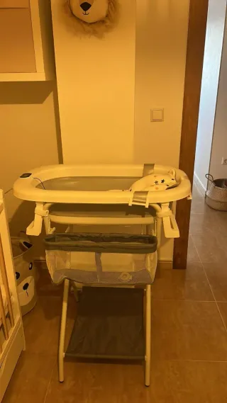 Bañera para bebé con soporte