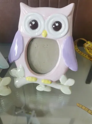 Portafoto gufi per bimbi