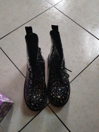 Stivaletti Alice vernice neri stelle 37