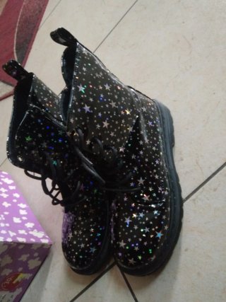 Stivaletti Alice vernice neri stelle 37