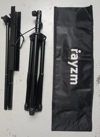 Atril de música negro plegable