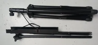 Atril de música negro plegable