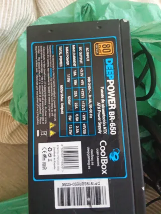 Fuente de alimentación PC gaming