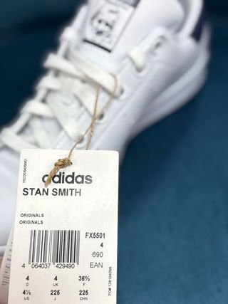 Adidas Stan Smith Talla 36 2/3 Nuevas casi 37