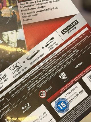 V for Vendetta Blu-ray 4K Steelbook