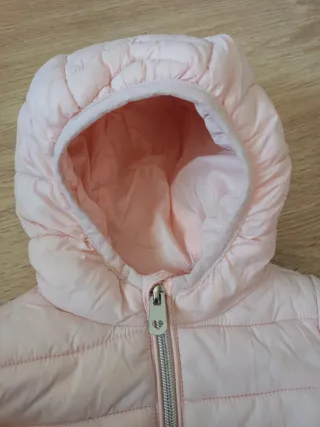 Abrigo bebé niña rosa 6-9 meses