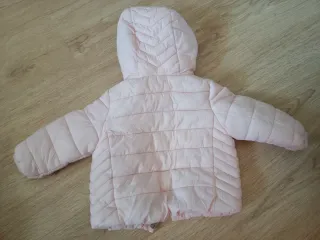 Abrigo bebé niña rosa 6-9 meses