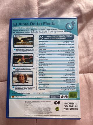 Juego PS2 Singstar Party Karaoke