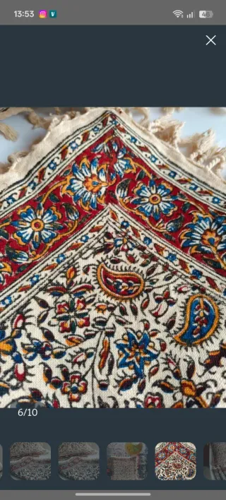 Cojín Ghalamkar Persa Esfahan