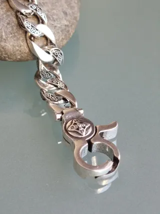 Pulsera Tibetana Budista Plata