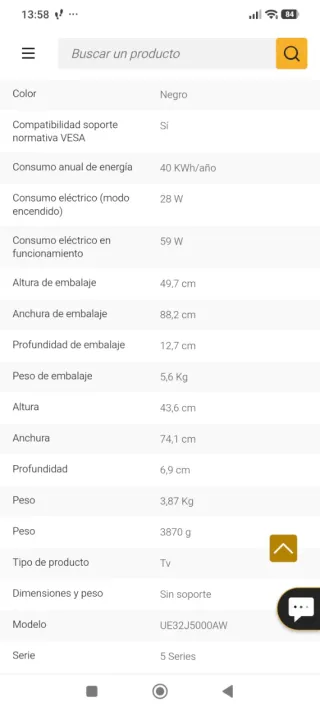 Televisor Samsung 32 Full HD