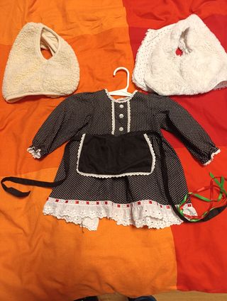 Traje de baserritarra para bebé (6 meses)