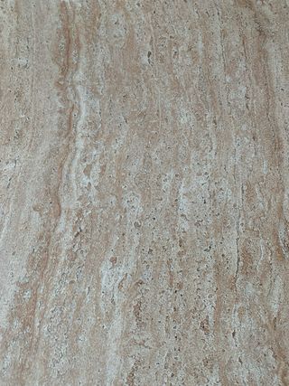 Mesa de centro redonda de piedra