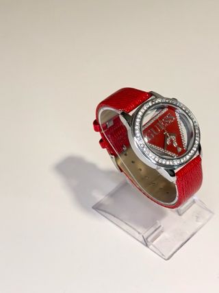 Reloj Guess Mujer Rojo y Plateado