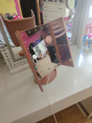 Espejo Tocador con Luces LED