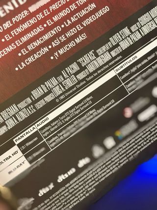 Scarface Steelbook 4K UHD + Blu-ray Edición Limita