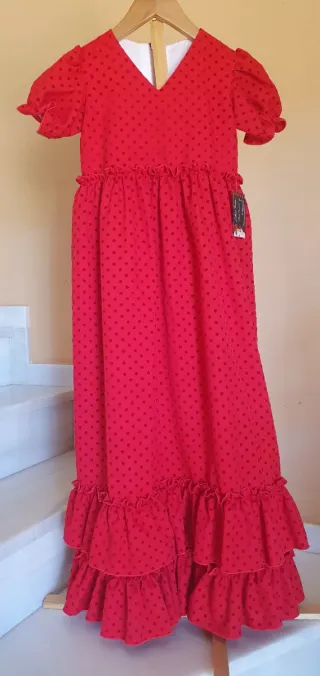 Nuevo Traje de flamenca rojo