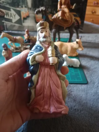 Lote de 13 figuras para el Belén