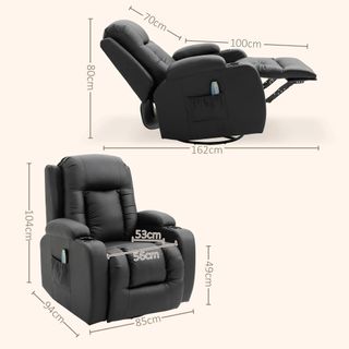 Solo Base de sillón de Masaje Reclinable Masaje