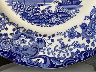 🇪🇸 Pickman Plato llano Azul y Blanco Porcelana