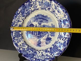 🇪🇸 Pickman Plato llano Azul y Blanco Porcelana