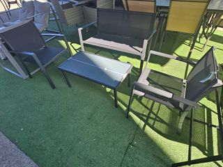 Conjunto Terraza 3 Plazas + Mesa Centro