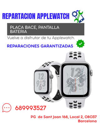 Reparación Apple Watch: Placa, Pantalla, Batería