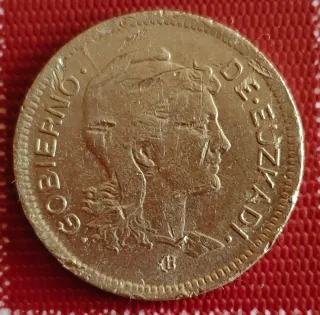 Moneda 1 peseta 1937