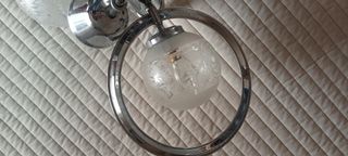 Lámpara de techo cromada vintage