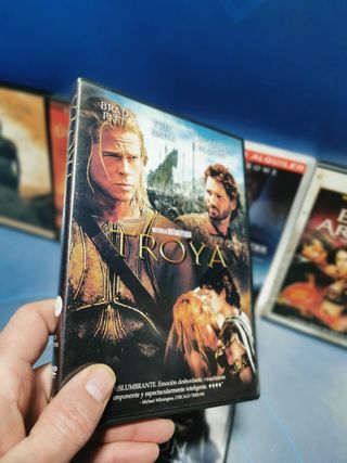 6 peliculas de aventuras, dvd TROYA, EL REY ARTURO, GLADIATOR, LA ULTIMA LEGIÓN y mas