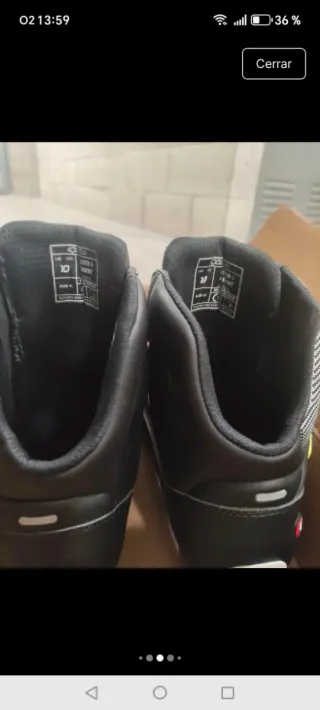 Botas de Moto Alpinestars Negras y Amarillas