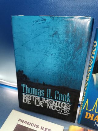 6 libros suspense, tapa dura