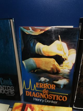 6 libros suspense, tapa dura