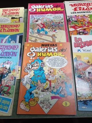 Tebeos antiguos Mortadelo y Filemón