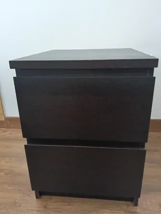 Mesitas de noche Ikea negras